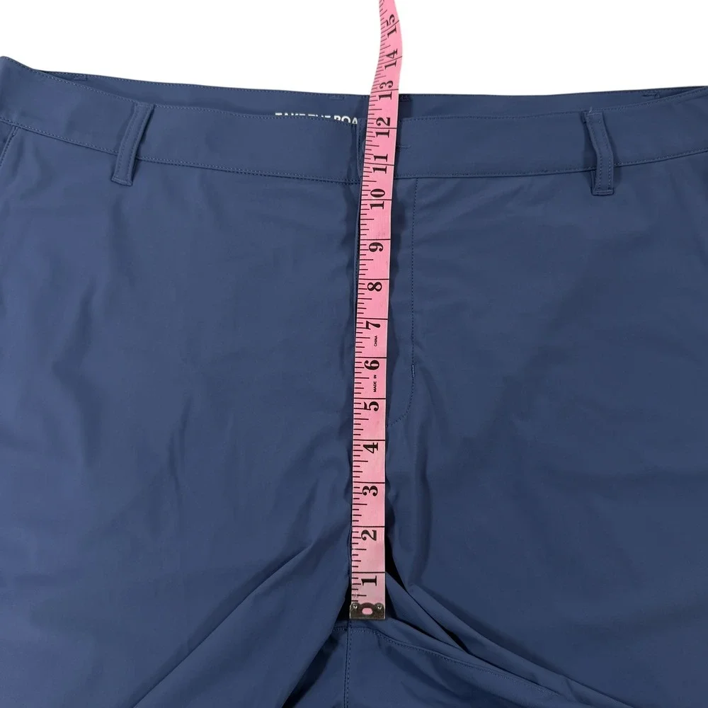 Rhone Resort Short Mens 38 Blue Technical Performance Stretch Golf Shorts 8